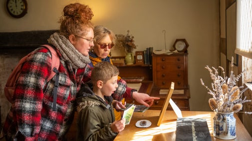 Exploring the 14th century manor at Brockhampton